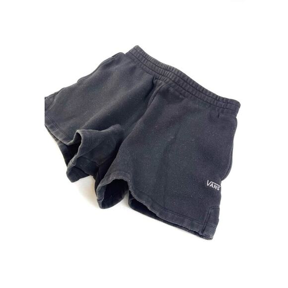 Vans Comfycush Sweats Black Logo Sweat Shorts - Picture 3 of 6